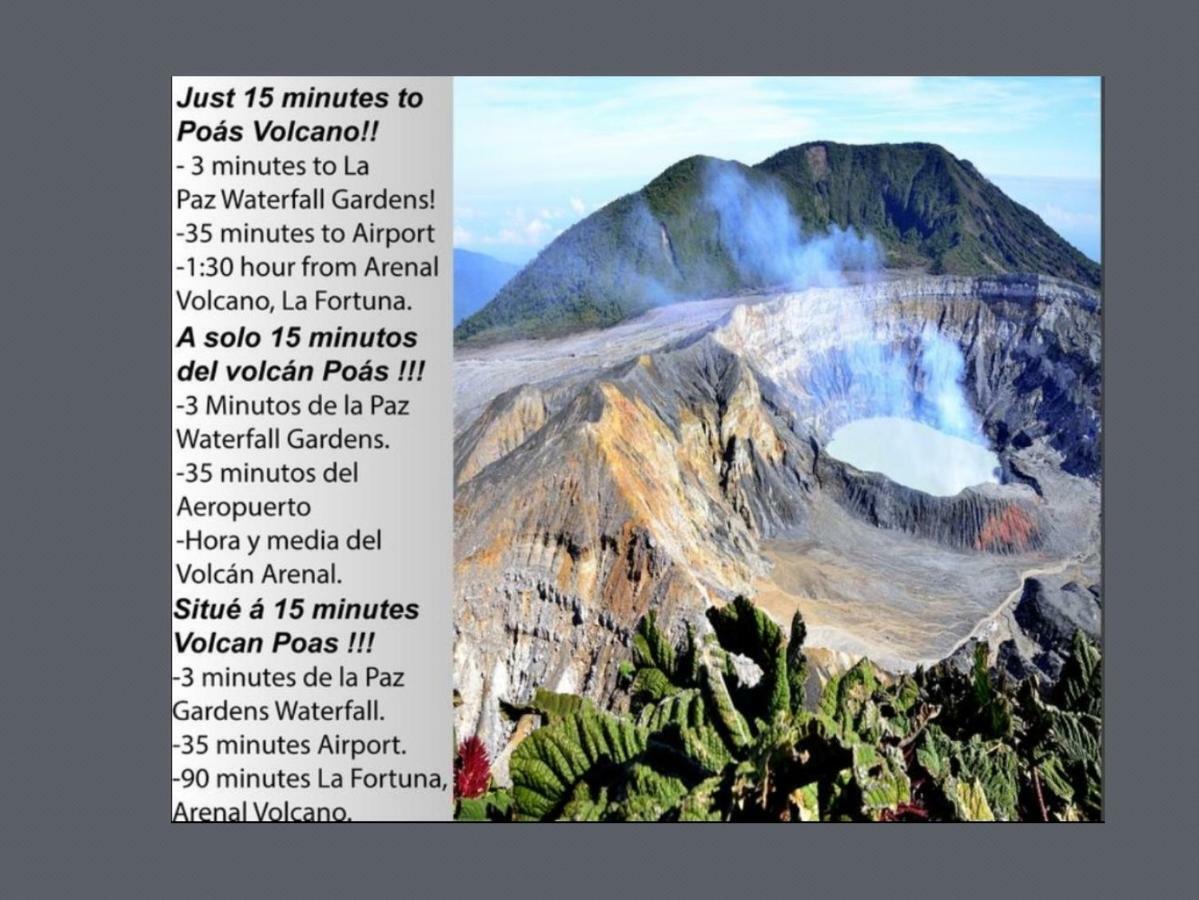 Poas Volcano La Paz Tiquicia Lodge Vara Blanca  Eksteriør billede